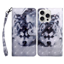 Load image into Gallery viewer, 3D Painted Leather Phone Case, For iPhone 16 Pro Max, For iPhone 16 Pro, For iPhone 16 Plus, For iPhone 16