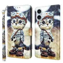 Load image into Gallery viewer, 3D Painted Leather Phone Case, For iPhone 16 Pro Max, For iPhone 16 Pro, For iPhone 16 Plus, For iPhone 16