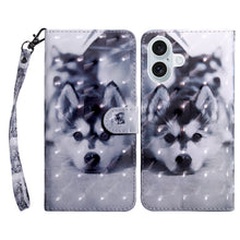 Load image into Gallery viewer, 3D Painted Leather Phone Case, For iPhone 16 Pro Max, For iPhone 16 Pro, For iPhone 16 Plus, For iPhone 16
