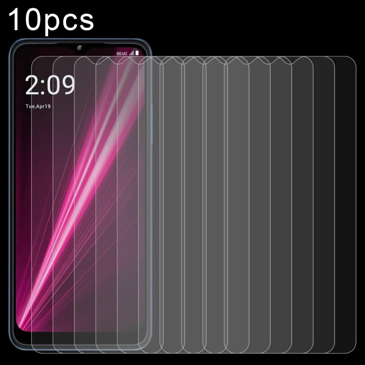 10pcs 0.26mm 9H 2.5D Tempered Glass Film, For T-Mobile REVVL 8 Pro 5G, For T-Mobile REVVL 8 5G, For T-Mobile Revvl 7 Pro 5G, For T-Mobile Revvl 7 5G, For T-Mobile T Phone 2 5G, For T-Mobile T Phone 2 Pro 5G, For T-Mobile REVVL 6x pro                   ...