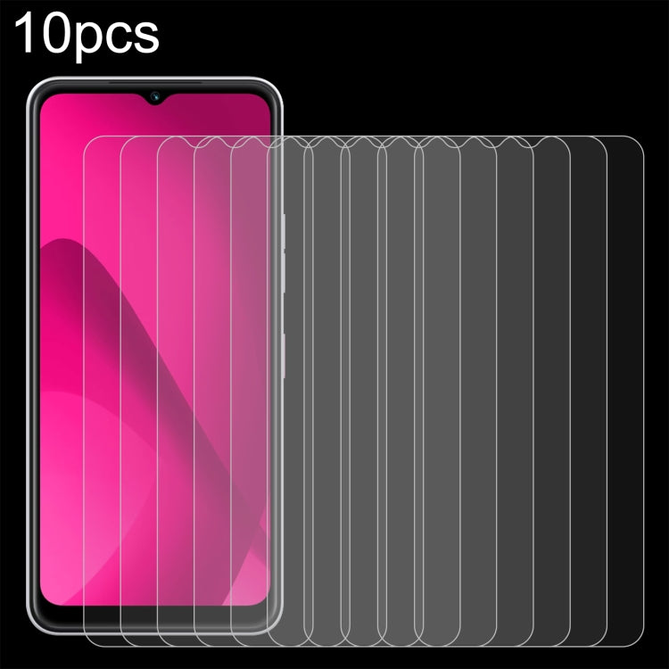 10pcs 0.26mm 9H 2.5D Tempered Glass Film, For T-Mobile REVVL 8 Pro 5G, For T-Mobile REVVL 8 5G, For T-Mobile Revvl 7 Pro 5G, For T-Mobile Revvl 7 5G, For T-Mobile T Phone 2 5G, For T-Mobile T Phone 2 Pro 5G, For T-Mobile REVVL 6x pro                   ...