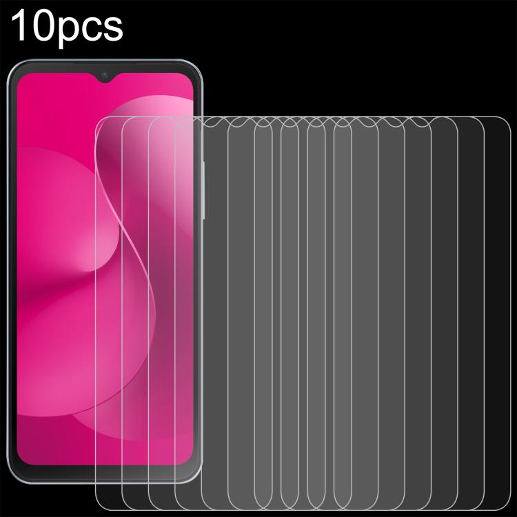10pcs 0.26mm 9H 2.5D Tempered Glass Film, For T-Mobile REVVL 8 Pro 5G, For T-Mobile REVVL 8 5G, For T-Mobile Revvl 7 Pro 5G, For T-Mobile Revvl 7 5G, For T-Mobile T Phone 2 5G, For T-Mobile T Phone 2 Pro 5G, For T-Mobile REVVL 6x pro                   ...
