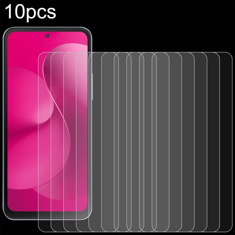 10pcs 0.26mm 9H 2.5D Tempered Glass Film, For T-Mobile REVVL 8 Pro 5G, For T-Mobile REVVL 8 5G, For T-Mobile Revvl 7 Pro 5G, For T-Mobile Revvl 7 5G, For T-Mobile T Phone 2 5G, For T-Mobile T Phone 2 Pro 5G, For T-Mobile REVVL 6x pro                   ...