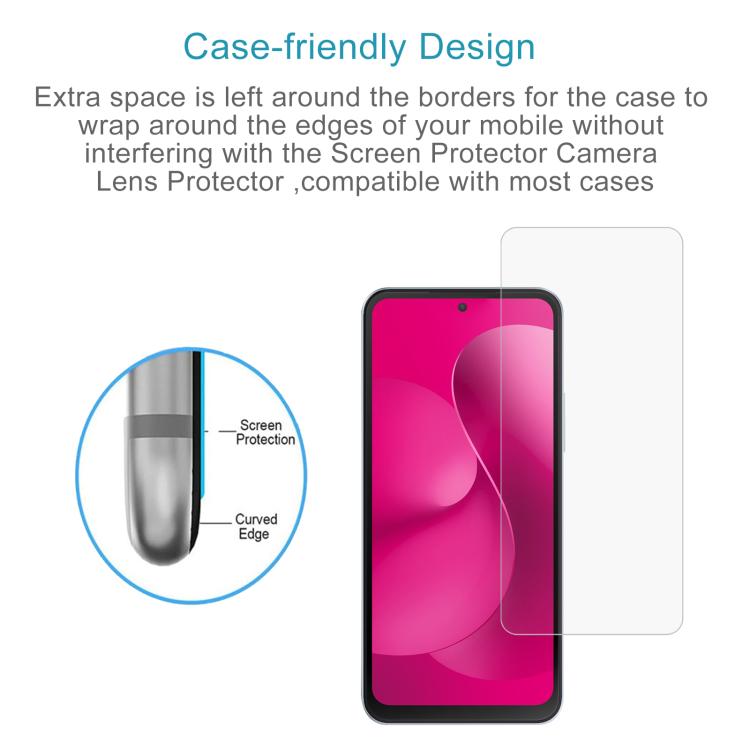 10pcs 0.26mm 9H 2.5D Tempered Glass Film, For T-Mobile REVVL 8 Pro 5G, For T-Mobile REVVL 8 5G, For T-Mobile Revvl 7 Pro 5G, For T-Mobile Revvl 7 5G, For T-Mobile T Phone 2 5G, For T-Mobile T Phone 2 Pro 5G, For T-Mobile REVVL 6x pro                   ...