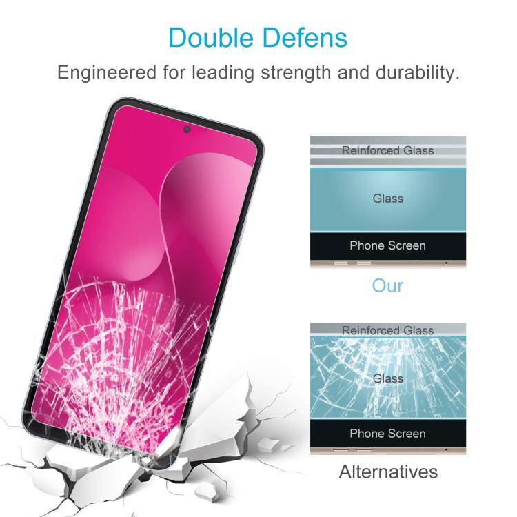 10pcs 0.26mm 9H 2.5D Tempered Glass Film, For T-Mobile REVVL 8 Pro 5G, For T-Mobile REVVL 8 5G, For T-Mobile Revvl 7 Pro 5G, For T-Mobile Revvl 7 5G, For T-Mobile T Phone 2 5G, For T-Mobile T Phone 2 Pro 5G, For T-Mobile REVVL 6x pro                   ...