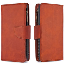 Load image into Gallery viewer, Skin Feel Detachable Magnetic Zipper Horizontal Flip PU Leather Case with Multi-Card Slots &amp; Holder &amp; Wallet &amp; Photo Frame &amp; Lanyard, For Samsung Galaxy A01, For Samsung Galaxy A10 / M10, For Samsung Galaxy A20 / A30, For Samsung Galaxy A21            ...