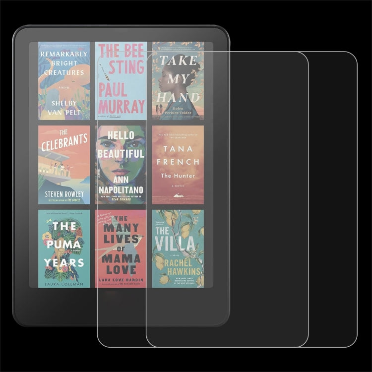 2pcs 9H 0.3mm Explosion-proof Tempered Glass Film, For Amazon Kindle Paperwhite 12th Gen 2024, For Amazon Kindle Fire HD8 2024, For Amazon Kindle Scribe 10.2 2022, For Amazon Fire HD10 2023 / 2021, For Amazon Kindle 2024 6.0                            ...