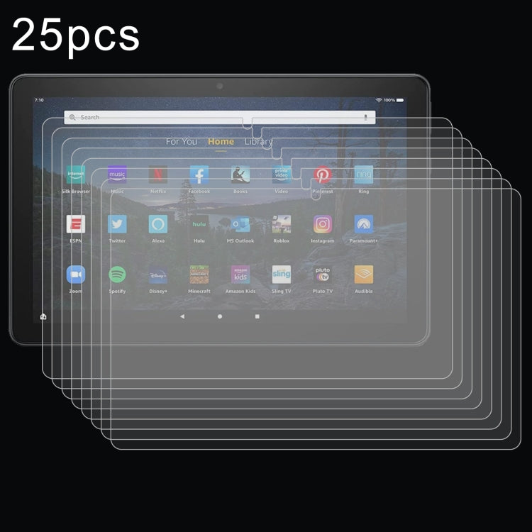 25pcs 9H 0.3mm Explosion-proof Tempered Glass Film, For Amazon Kindle Paperwhite 12th Gen 2024, For Amazon Kindle Fire HD8 2024, For Amazon Kindle Scribe 10.2 2022, For Amazon Fire HD10 2023 / 2021, For Amazon Kindle 2024 6.0                           ...