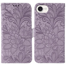 Load image into Gallery viewer, Lace Flower Embossing Flip Leather Phone Case, For iPhone 18 Pro / 17 Pro, For iPhone 18 Pro Max / 17 Pro Max, For iPhone 17e / 16e, For iPhone 17, For iPhone Air, For iPhone 16 Pro Max, For iPhone 16 Pro, For iPhone 16 Plus