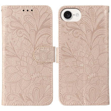 Load image into Gallery viewer, Lace Flower Embossing Flip Leather Phone Case, For iPhone 18 Pro / 17 Pro, For iPhone 18 Pro Max / 17 Pro Max, For iPhone 17e / 16e, For iPhone 17, For iPhone Air, For iPhone 16 Pro Max, For iPhone 16 Pro, For iPhone 16 Plus