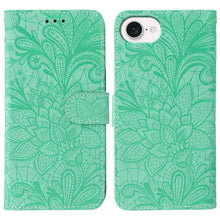 Load image into Gallery viewer, Lace Flower Embossing Flip Leather Phone Case, For iPhone 18 Pro / 17 Pro, For iPhone 18 Pro Max / 17 Pro Max, For iPhone 17e / 16e, For iPhone 17, For iPhone Air, For iPhone 16 Pro Max, For iPhone 16 Pro, For iPhone 16 Plus
