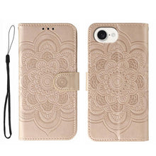 Load image into Gallery viewer, Sun Mandala Embossing Leather Phone Case, For iPhone 16e / 17e, For iPhone 17 Pro Max, For iPhone 17 Pro, For iPhone 17, For iPhone Air, For iPhone 15 Pro Max