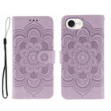 Load image into Gallery viewer, Sun Mandala Embossing Leather Phone Case, For iPhone 16e / 17e, For iPhone 17 Pro Max, For iPhone 17 Pro, For iPhone 17, For iPhone Air, For iPhone 15 Pro Max