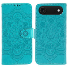 Load image into Gallery viewer, Sun Mandala Embossing Leather Phone Case, For iPhone 16e / 17e, For iPhone 17 Pro Max, For iPhone 17 Pro, For iPhone 17, For iPhone Air, For iPhone 15 Pro Max