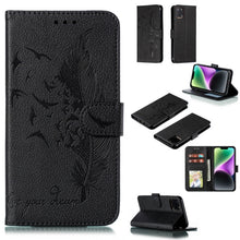 Load image into Gallery viewer, Feather Pattern Litchi Texture Leather Phone Case, For iPhone 17 Pro Max, For iPhone 17 Pro, For iPhone 17, For iPhone Air, For iPhone 15 Pro Max, For iPhone 15 Pro, For iPhone 15 Plus, For iPhone 15