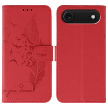 Load image into Gallery viewer, Feather Pattern Litchi Texture Leather Phone Case, For iPhone 18 Pro / 17 Pro, For iPhone 18 Pro Max / 17 Pro Max, For iPhone 17, For iPhone 17 Air, For iPhone 15 Pro Max, For iPhone 15 Pro, For iPhone 15 Plus, For iPhone 15