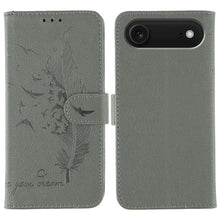 Load image into Gallery viewer, Feather Pattern Litchi Texture Leather Phone Case, For iPhone 18 Pro / 17 Pro, For iPhone 18 Pro Max / 17 Pro Max, For iPhone 17, For iPhone 17 Air, For iPhone 15 Pro Max, For iPhone 15 Pro, For iPhone 15 Plus, For iPhone 15