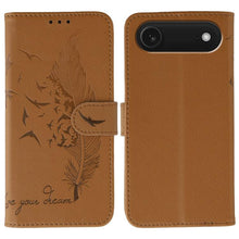 Load image into Gallery viewer, Feather Pattern Litchi Texture Leather Phone Case, For iPhone 17 Pro Max, For iPhone 17 Pro, For iPhone 17, For iPhone Air, For iPhone 15 Pro Max, For iPhone 15 Pro, For iPhone 15 Plus, For iPhone 15