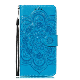 Mandala Embossing Pattern Horizontal Flip Leather Phone Case, For iPhone 15 Plus, For iPhone 15