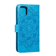 Load image into Gallery viewer, Mandala Embossing Pattern Horizontal Flip Leather Phone Case, For iPhone 15 Plus, For iPhone 15