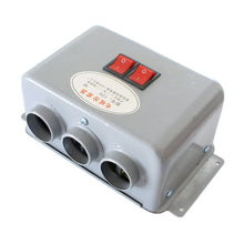 Load image into Gallery viewer, Car 3-hole Electric Heater Demister Defroster, DC 12V, DC 24V