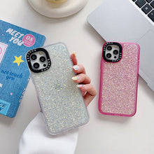 Load image into Gallery viewer, Glitter Epoxy Shockproof Phone Case, For iPhone 15 Pro Max