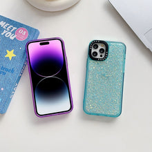 Load image into Gallery viewer, Glitter Epoxy Shockproof Phone Case, For iPhone 15 Pro Max