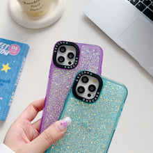 Load image into Gallery viewer, Glitter Epoxy Shockproof Phone Case, For iPhone 15 Pro Max