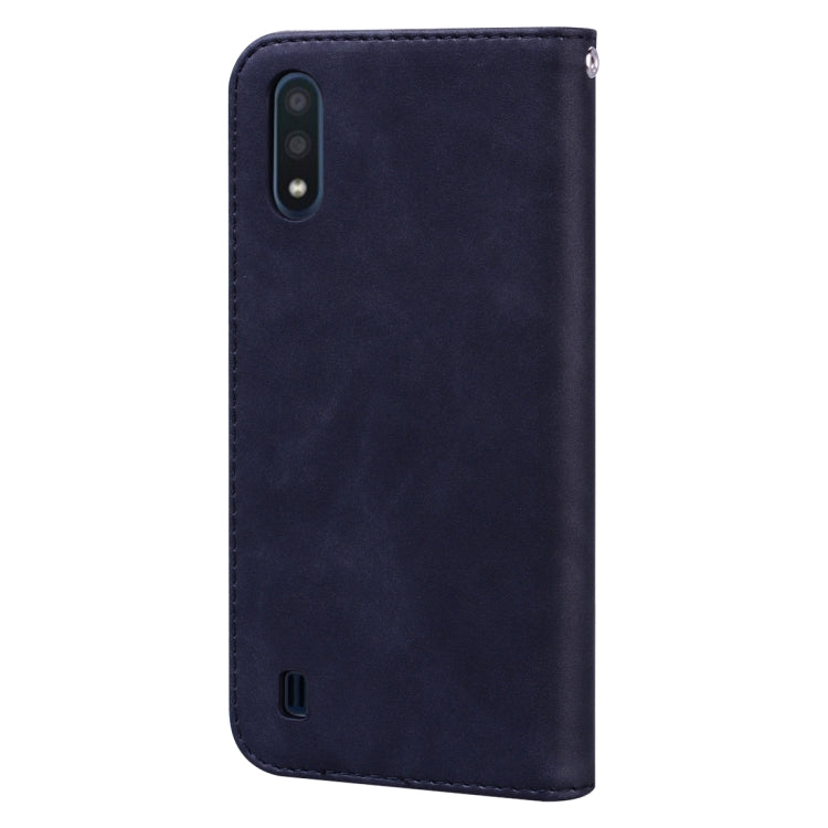 Frosted Business Magnetic Horizontal Flip PU Leather Case with Holder & Card Slot & Lanyard, For Samsung Galaxy A01, For Samsung Galaxy A7 (2018), For Samsung Galaxy A10, For Samsung Galaxy A10s, For Samsung Galaxy A11, For Samsung Galaxy A20s         ...