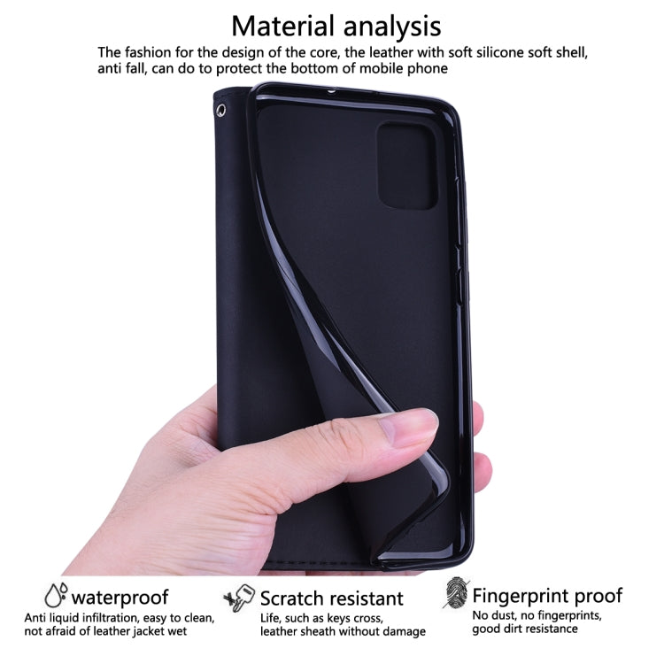 Frosted Business Magnetic Horizontal Flip PU Leather Case with Holder & Card Slot & Lanyard, For Samsung Galaxy A01, For Samsung Galaxy A7 (2018), For Samsung Galaxy A10, For Samsung Galaxy A10s, For Samsung Galaxy A11, For Samsung Galaxy A20s         ...