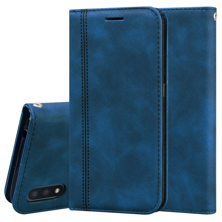 Frosted Business Magnetic Horizontal Flip PU Leather Case with Holder & Card Slot & Lanyard, For Samsung Galaxy A01, For Samsung Galaxy A7 (2018), For Samsung Galaxy A10, For Samsung Galaxy A10s, For Samsung Galaxy A11, For Samsung Galaxy A20s         ...