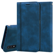 Load image into Gallery viewer, Frosted Business Magnetic Horizontal Flip PU Leather Case with Holder &amp; Card Slot &amp; Lanyard, For Samsung Galaxy A01, For Samsung Galaxy A7 (2018), For Samsung Galaxy A10, For Samsung Galaxy A10s, For Samsung Galaxy A11, For Samsung Galaxy A20s         ...