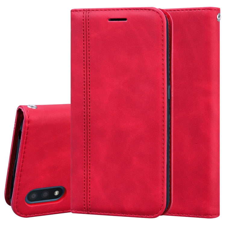 Frosted Business Magnetic Horizontal Flip PU Leather Case with Holder & Card Slot & Lanyard, For Samsung Galaxy A01, For Samsung Galaxy A7 (2018), For Samsung Galaxy A10, For Samsung Galaxy A10s, For Samsung Galaxy A11, For Samsung Galaxy A20s         ...