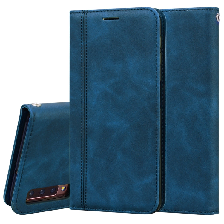 Frosted Business Magnetic Horizontal Flip PU Leather Case with Holder & Card Slot & Lanyard, For Samsung Galaxy A01, For Samsung Galaxy A7 (2018), For Samsung Galaxy A10, For Samsung Galaxy A10s, For Samsung Galaxy A11, For Samsung Galaxy A20s         ...
