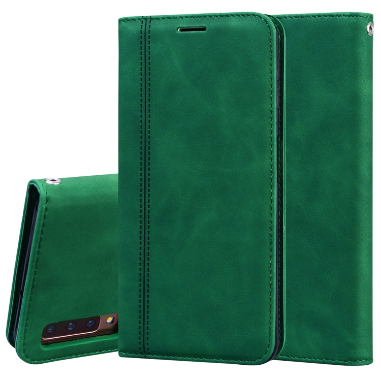 Frosted Business Magnetic Horizontal Flip PU Leather Case with Holder & Card Slot & Lanyard, For Samsung Galaxy A01, For Samsung Galaxy A7 (2018), For Samsung Galaxy A10, For Samsung Galaxy A10s, For Samsung Galaxy A11, For Samsung Galaxy A20s         ...