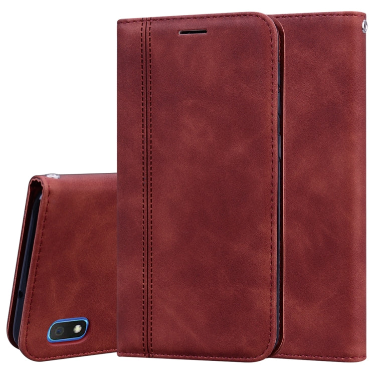 Frosted Business Magnetic Horizontal Flip PU Leather Case with Holder & Card Slot & Lanyard, For Samsung Galaxy A01, For Samsung Galaxy A7 (2018), For Samsung Galaxy A10, For Samsung Galaxy A10s, For Samsung Galaxy A11, For Samsung Galaxy A20s         ...