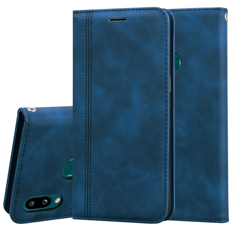 Frosted Business Magnetic Horizontal Flip PU Leather Case with Holder & Card Slot & Lanyard, For Samsung Galaxy A01, For Samsung Galaxy A7 (2018), For Samsung Galaxy A10, For Samsung Galaxy A10s, For Samsung Galaxy A11, For Samsung Galaxy A20s         ...