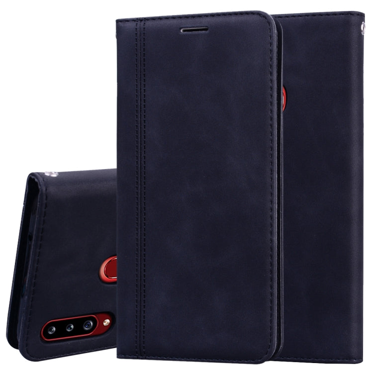 Frosted Business Magnetic Horizontal Flip PU Leather Case with Holder & Card Slot & Lanyard, For Samsung Galaxy A01, For Samsung Galaxy A7 (2018), For Samsung Galaxy A10, For Samsung Galaxy A10s, For Samsung Galaxy A11, For Samsung Galaxy A20s         ...