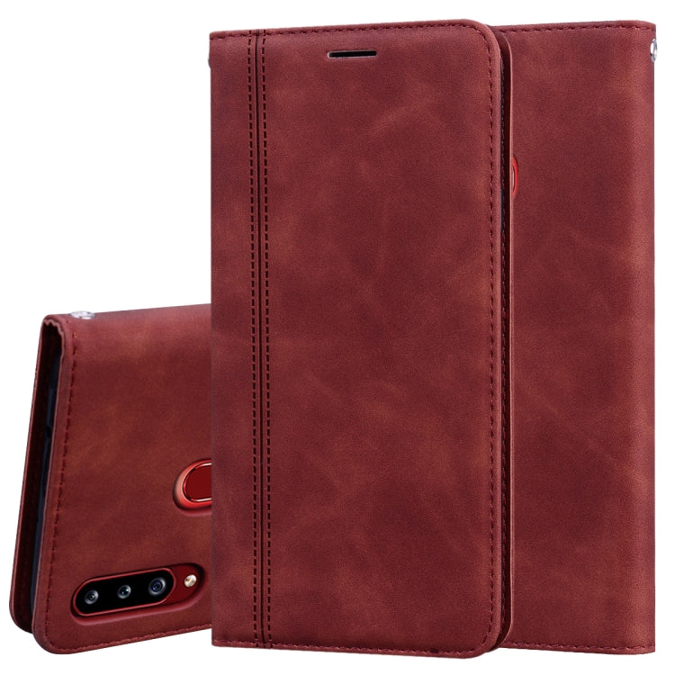 Frosted Business Magnetic Horizontal Flip PU Leather Case with Holder & Card Slot & Lanyard, For Samsung Galaxy A01, For Samsung Galaxy A7 (2018), For Samsung Galaxy A10, For Samsung Galaxy A10s, For Samsung Galaxy A11, For Samsung Galaxy A20s         ...
