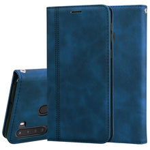 Load image into Gallery viewer, Frosted Business Magnetic Horizontal Flip PU Leather Case with Holder &amp; Card Slot &amp; Lanyard, For Samsung Galaxy A01, For Samsung Galaxy A7 (2018), For Samsung Galaxy A10, For Samsung Galaxy A10s, For Samsung Galaxy A11, For Samsung Galaxy A20s         ...