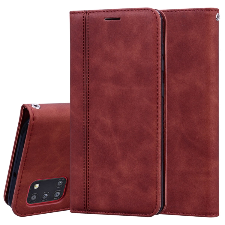 Frosted Business Magnetic Horizontal Flip PU Leather Case with Holder & Card Slot & Lanyard, For Samsung Galaxy A01, For Samsung Galaxy A7 (2018), For Samsung Galaxy A10, For Samsung Galaxy A10s, For Samsung Galaxy A11, For Samsung Galaxy A20s         ...