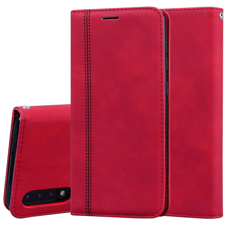 Frosted Business Magnetic Horizontal Flip PU Leather Case with Holder & Card Slot & Lanyard, For Samsung Galaxy A50, For Samsung Galaxy A51, For Samsung Galaxy A70, For Samsung Galaxy A71