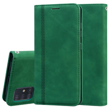 Load image into Gallery viewer, Frosted Business Magnetic Horizontal Flip PU Leather Case with Holder &amp; Card Slot &amp; Lanyard, For Samsung Galaxy A50, For Samsung Galaxy A51, For Samsung Galaxy A70, For Samsung Galaxy A71