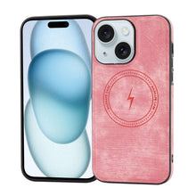 Load image into Gallery viewer, Side PU Hybrid TPU Magsafe Phone Case, For iPhone 15 Pro Max, For iPhone 15 Pro, For iPhone 15 Plus, For iPhone 15, For iPhone 14 Plus, For iPhone 14, For iPhone 14 Pro, For iPhone 14 Pro Max