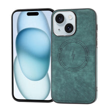 Load image into Gallery viewer, Side PU Hybrid TPU Magsafe Phone Case, For iPhone 15 Pro Max, For iPhone 15 Pro, For iPhone 15 Plus, For iPhone 15, For iPhone 14 Plus, For iPhone 14, For iPhone 14 Pro, For iPhone 14 Pro Max