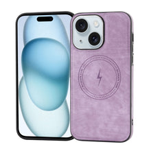 Load image into Gallery viewer, Side PU Hybrid TPU Magsafe Phone Case, For iPhone 15 Pro Max, For iPhone 15 Pro, For iPhone 15 Plus, For iPhone 15, For iPhone 14 Plus, For iPhone 14, For iPhone 14 Pro, For iPhone 14 Pro Max