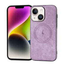 Load image into Gallery viewer, Side PU Hybrid TPU Magsafe Phone Case, For iPhone 15 Pro Max, For iPhone 15 Pro, For iPhone 15 Plus, For iPhone 15, For iPhone 14 Plus, For iPhone 14, For iPhone 14 Pro, For iPhone 14 Pro Max