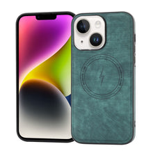 Load image into Gallery viewer, Side PU Hybrid TPU Magsafe Phone Case, For iPhone 15 Pro Max, For iPhone 15 Pro, For iPhone 15 Plus, For iPhone 15, For iPhone 14 Plus, For iPhone 14, For iPhone 14 Pro, For iPhone 14 Pro Max