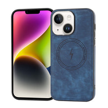 Load image into Gallery viewer, Side PU Hybrid TPU Magsafe Phone Case, For iPhone 15 Pro Max, For iPhone 15 Pro, For iPhone 15 Plus, For iPhone 15, For iPhone 14 Plus, For iPhone 14, For iPhone 14 Pro, For iPhone 14 Pro Max