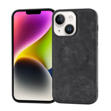 Load image into Gallery viewer, Side PU Hybrid TPU Magsafe Phone Case, For iPhone 15 Pro Max, For iPhone 15 Pro, For iPhone 15 Plus, For iPhone 15, For iPhone 14 Plus, For iPhone 14, For iPhone 14 Pro, For iPhone 14 Pro Max